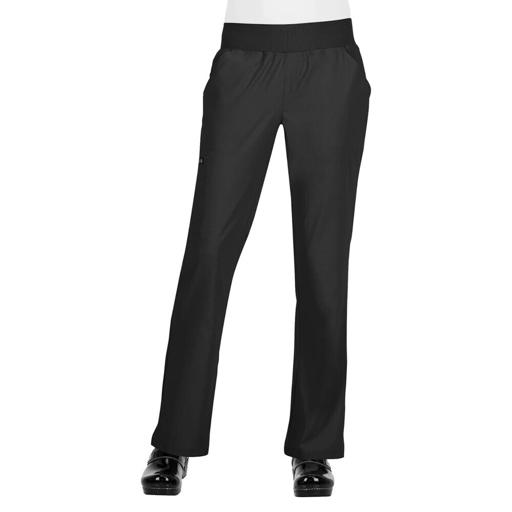 koi Women's Straight Leg Scrub Pants in Black